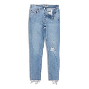 Levis Wedgie Skinny Distressed Jeans